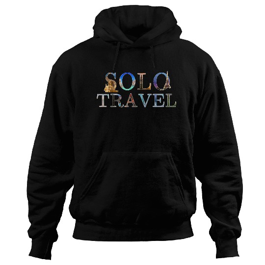in love with solo travel, in all seasons Hoodies