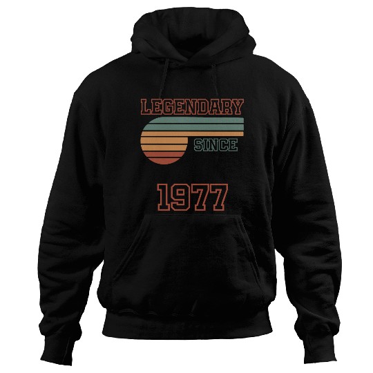 45th Birthday legendary since 1977 Hoodies
