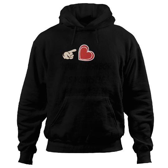 You must love your neighbor as yourself design. Hoodies
