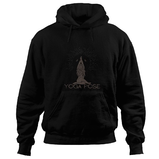 HALF MOON YOGA POSE Hoodies