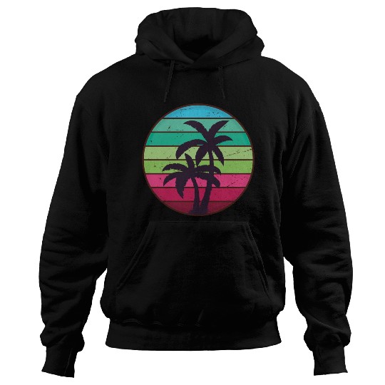 Palm Tree Tropical Beach Hoodies