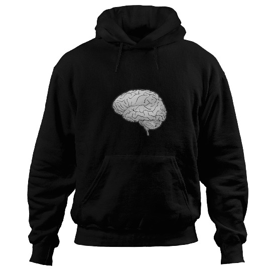 Human Anatomy Brain Hoodies
