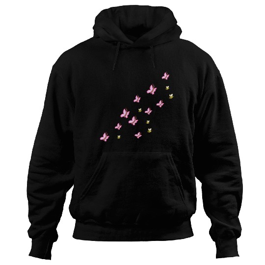 symbols butterflies bees nature flying Hoodies
