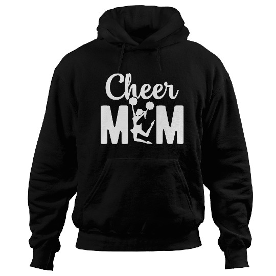 Womens Cheer Mom Gymnastics Cheerleading Mom Squad Hoodies