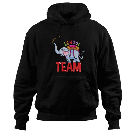 Back To School Elephant School Team Hoodies