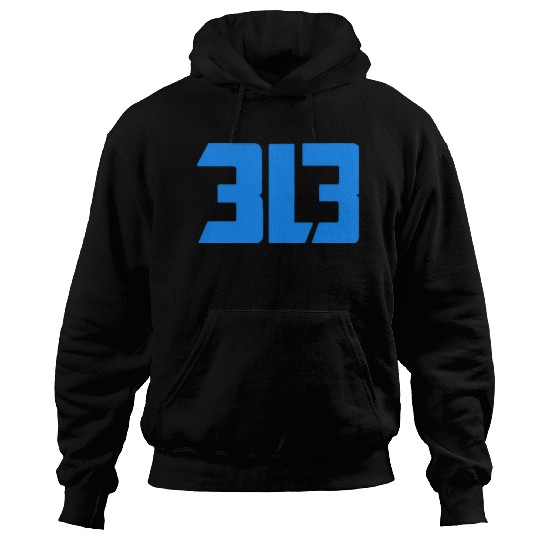 detroit lions 313 Hoodies