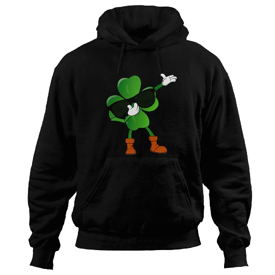 Dabbing Irish Shamrock St Patrick s Day Hoodies