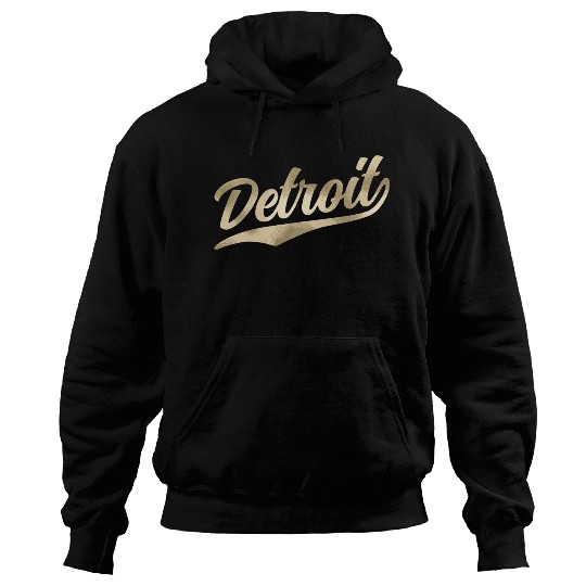 Detroit Michigan Cool Retro 1970S Vintage Hoodies