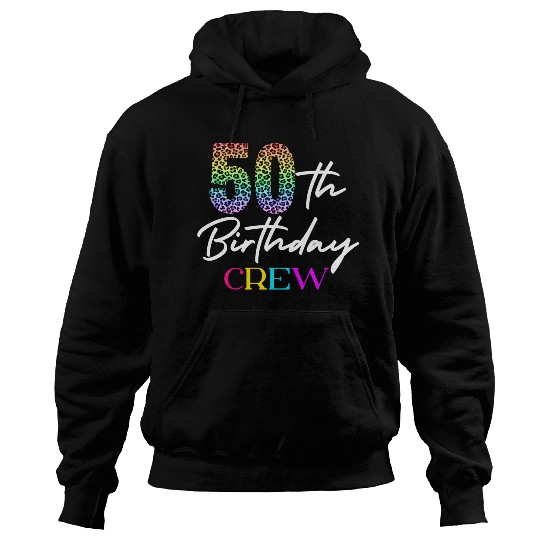50th Birthday Crew 50 Party Crew Group Friends Hoodies