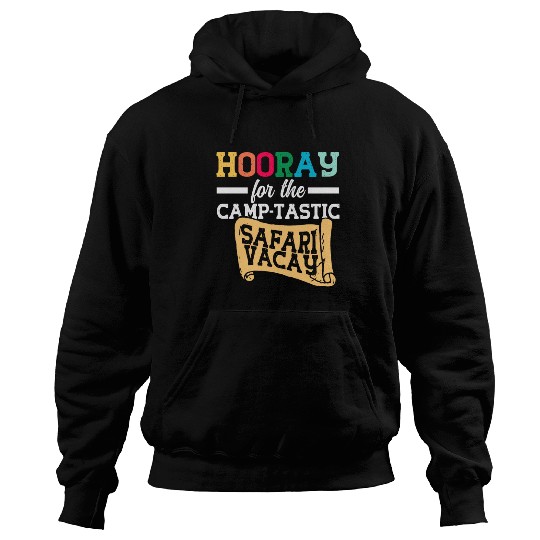 Safari Vacation Camping Travel Guide Hoodies