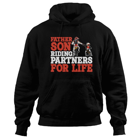 Father Son, Riding Partners For Life 3 Hoodies