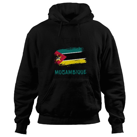 Team Mozambique flags design Hoodies