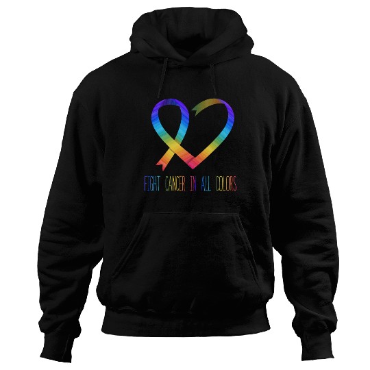 Cancer Sucks In Every Color Fighter Fight Support Hoodies