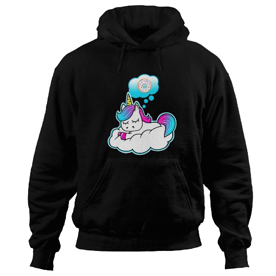 Unicorn donut dreams Hoodies