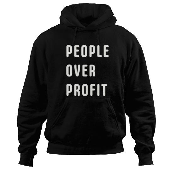 People Over Profit Anti Capitalism Protest Hoodies
