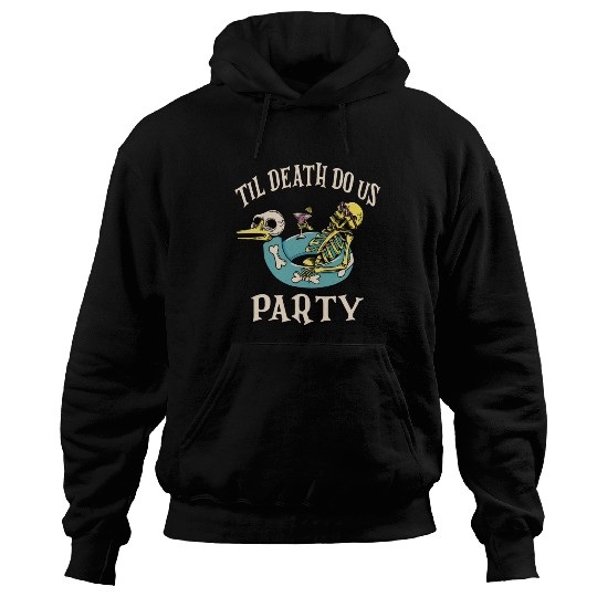 Til Death Do Us Party Bridal Bachelorette Matching Hoodies