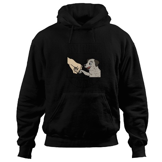 Irish Wolfhound Best Friends For Life Hoodies