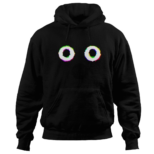 Glitch Ghost Face Hoodies