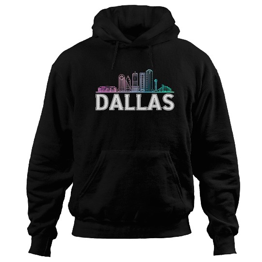 Dallas City Texas Dallas Hoodies