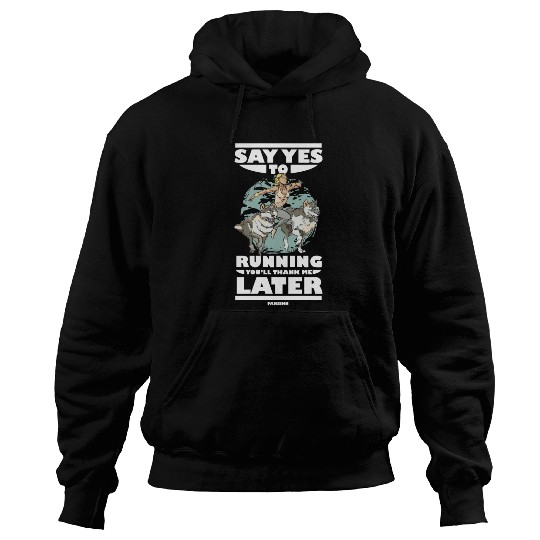 Run jogging sport race training gift Hoodies