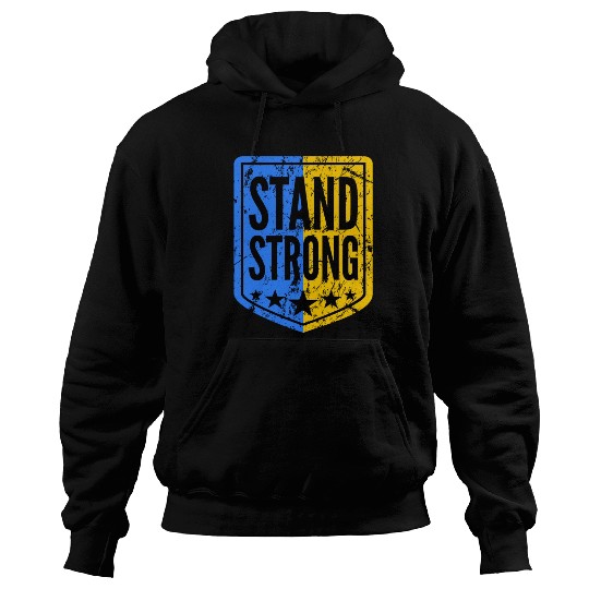 Ukraine ukrainian stand strong batch Hoodies