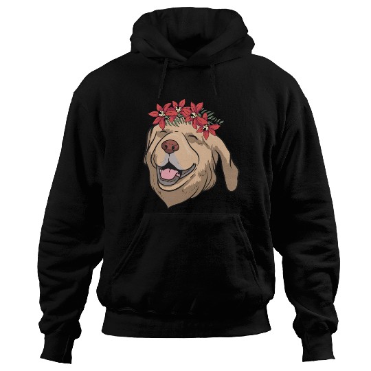 Dog Labrador Flower Hoodies