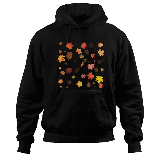 Autumn Maple Leaves Hoodies