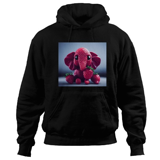 Strawberry Elephant Hoodies