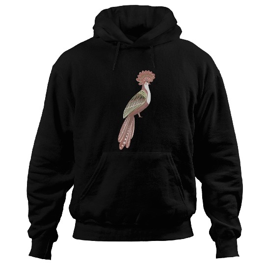 Folk art fancy bird Hoodies