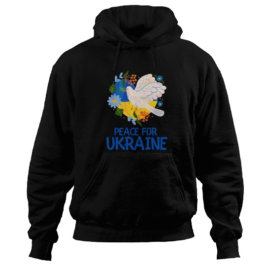 Peace For Ukraine Hoodies