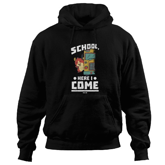 Children school school bus enrollment Hoodies