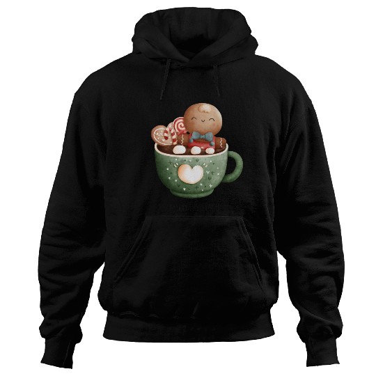 Christmas Gingerbread Graphic Hoodies