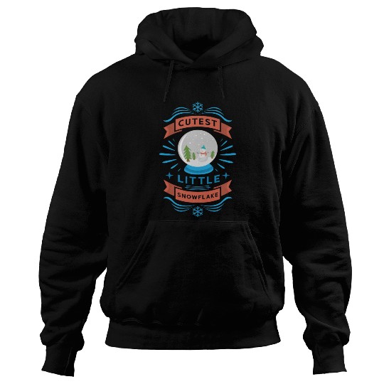 Cutest Little Snowflake Christmas Santa Holiday Hoodies