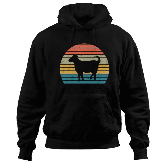 Goat Lover Gift Funny Retro Vintage Farm Hoodies
