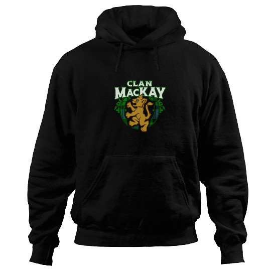 Clan MacKay Cute Baby Lion Rampant Kitten Hoodies