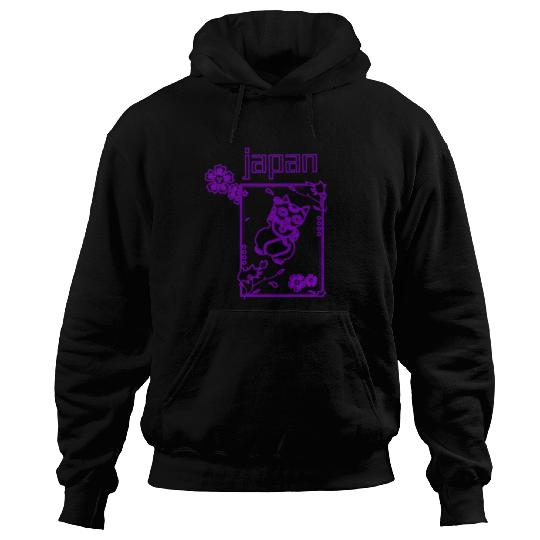 Japan Neon lucky Cat Hoodies