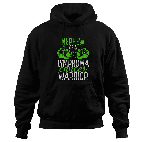 Nephew Lymphoma Cancer Awareness Aunt Uncle Hoodies