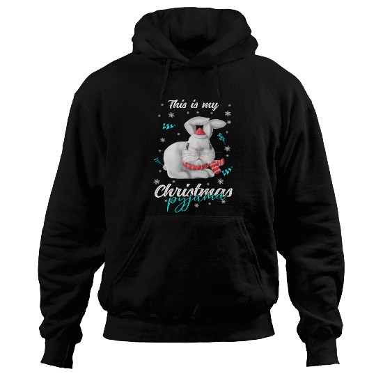 Winter Christmas Pyjama rabbit Hoodies