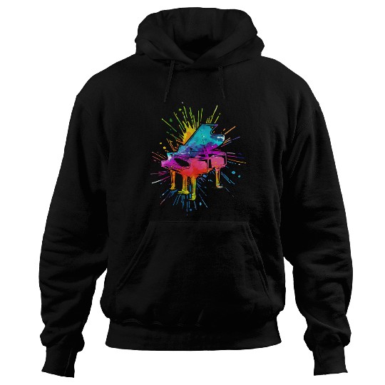 Piano, Pianist Hoodies