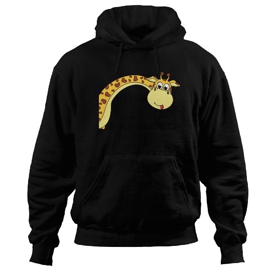 Let your faith be taller than your fear giraffe Hoodies