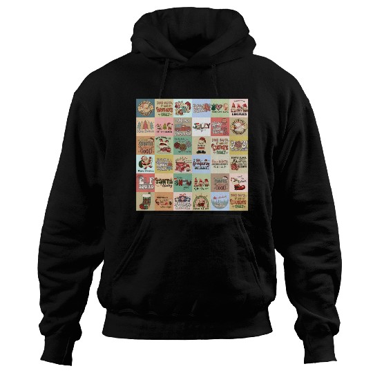 Christmas Patchwork Vintage Pattern Hoodies