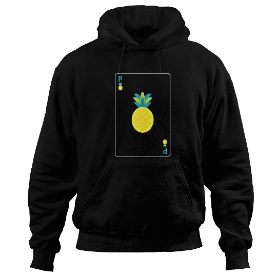 Open Faced Chinese Poker Pineapple Hoodies
