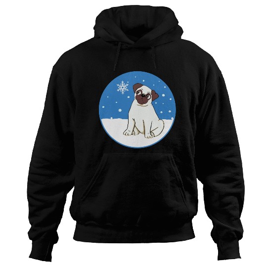 Curious Pug Hoodies