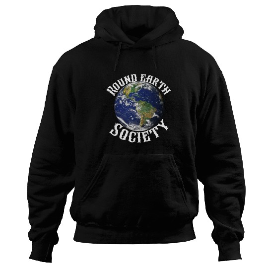 Round earth society Hoodies