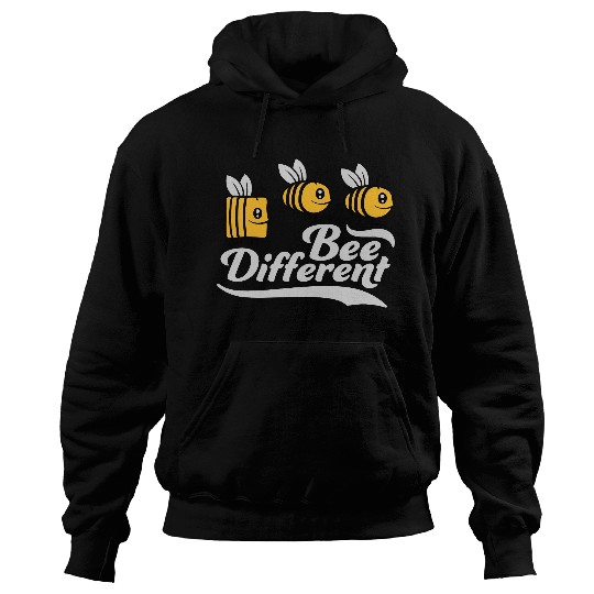 bee different saying quote Hoodies