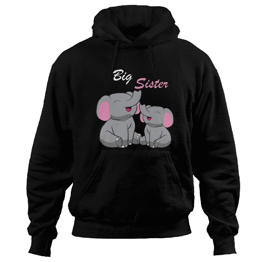 Elephants - Big Sister Hoodies