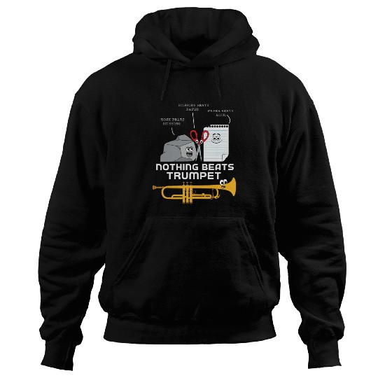 Rock Paper Siccor Nothing Beats Trumpet Hoodies