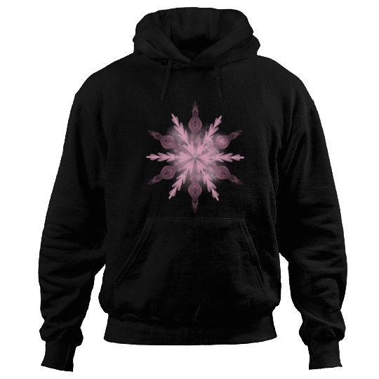 Pink snowflake Hoodies