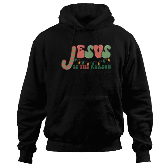 Jesus is The Reason for the Season Candy Christian Hoodies