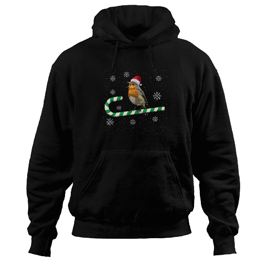 Robin Bird Watching Redbreast Birding Christmas Hoodies